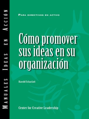 cover image of Selling Your Ideas to Your Organization (International Spanish)